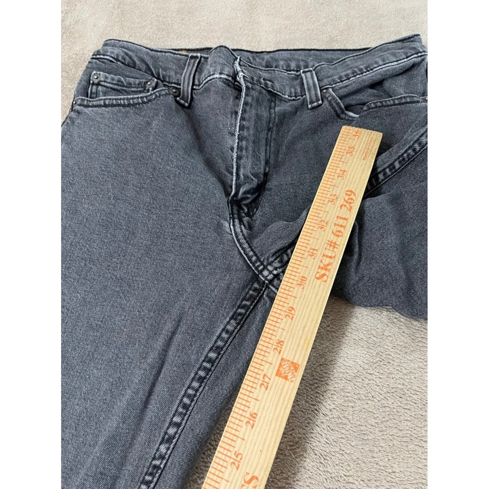 Levis 511 Slim Fit Jeans Men's 30(28)x30 Gray Charcoal Stretch Denim EUC